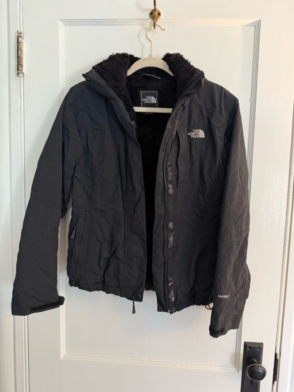 The North Face Black Fleece-Lined Jacket